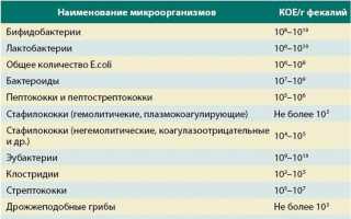 Бактериологическое исследование микрофлоры кишечника